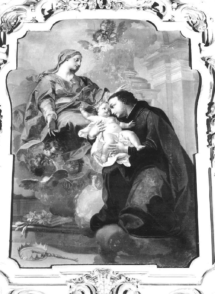 La Vergine porge il Bambino a san Stanislao Kostka - Palazzo dell'Università di Genova